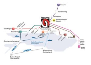 PLANO LINEAS BUS FERRY FRIEDRICHSHAFEN