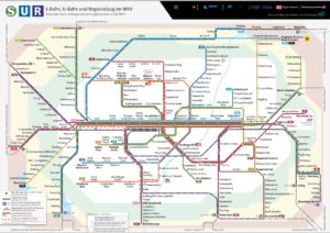 METRO TREN MUNICH U-S-R BAHN